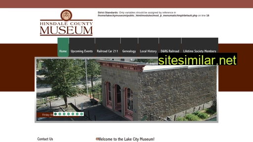 Lakecitymuseum similar sites