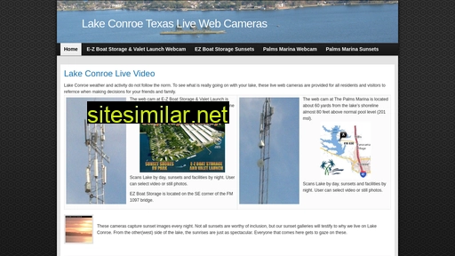 lakeconroewebcams.com alternative sites