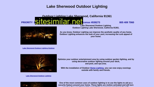 Lakesherwoodoutdoorlighting similar sites