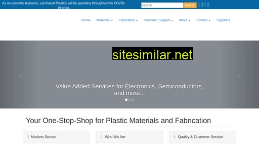 laminatedplastics.com alternative sites