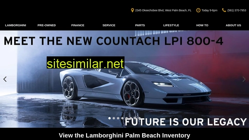 lamborghinipalmbeach.com alternative sites