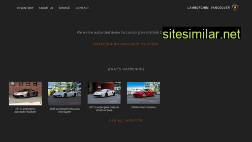 Lamborghinivancouver similar sites