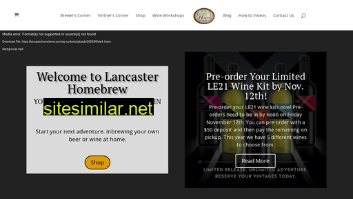 lancasterhomebrew.com alternative sites