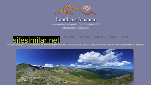landhaus-johanna.com alternative sites