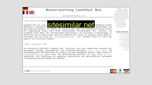 landshutbus.com alternative sites