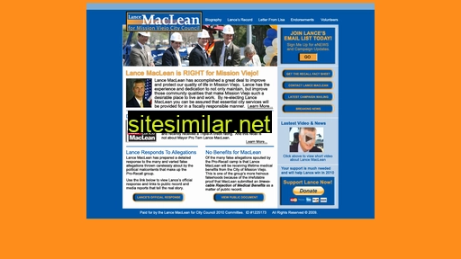 lancemaclean.com alternative sites