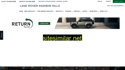 landroveranaheimhills.com alternative sites