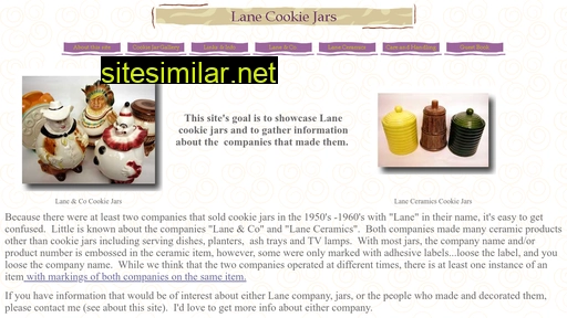 lanecookiejars.com alternative sites