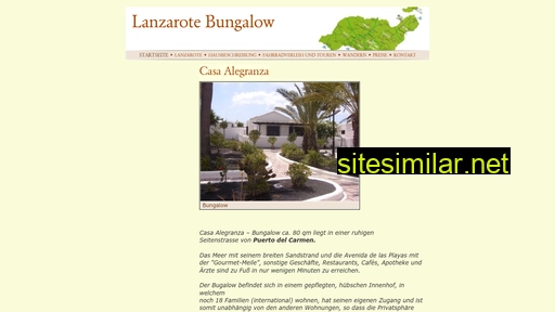 Lanzarote-bungalow similar sites