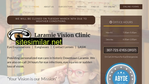 laramievisionclinic.com alternative sites