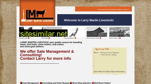 larrymartinlivestock.com alternative sites