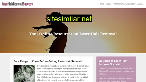 laserhairremovalsuccess.com alternative sites
