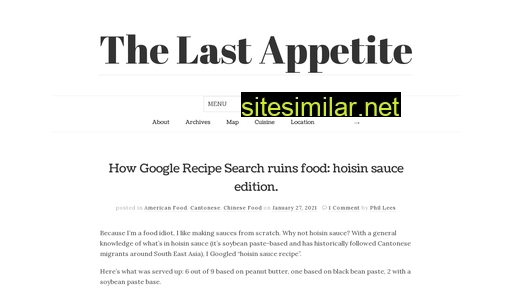 Lastappetite similar sites