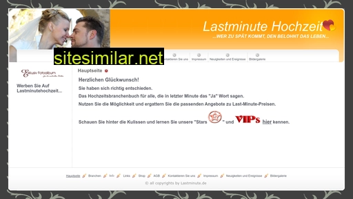 lastminutehochzeit.com alternative sites