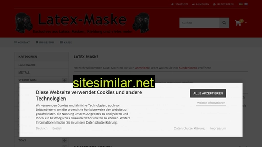 latex-maske.com alternative sites
