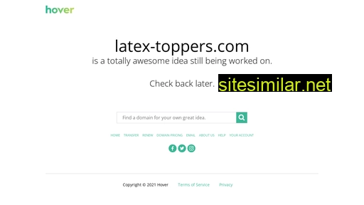 Latex-toppers similar sites