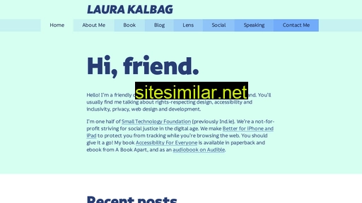 Laurakalbag similar sites