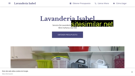 lavanderiaisabel.com alternative sites