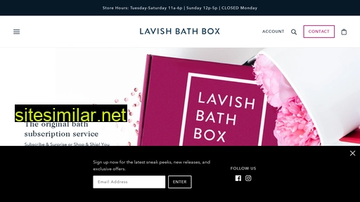 lavishbathbox.com alternative sites