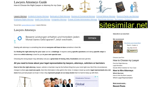 Lawyers-attorneys-guide similar sites