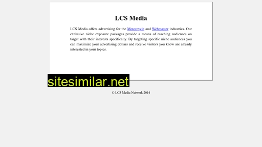 Lcsmedianetwork similar sites