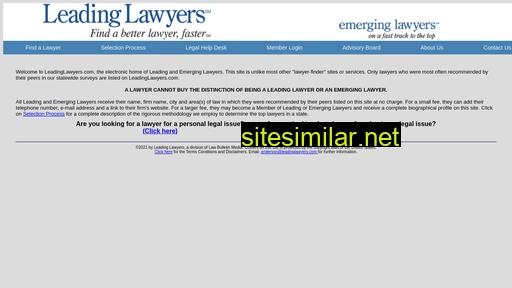 leadinglawyers.com alternative sites
