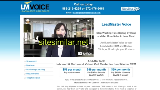 leadmastervoice.com alternative sites