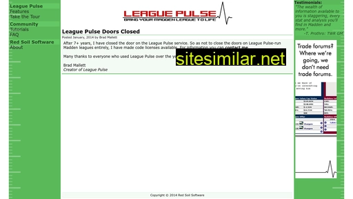 leaguepulse.com alternative sites
