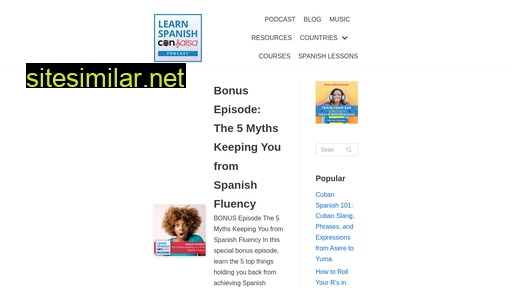 learnspanishconsalsa.com alternative sites