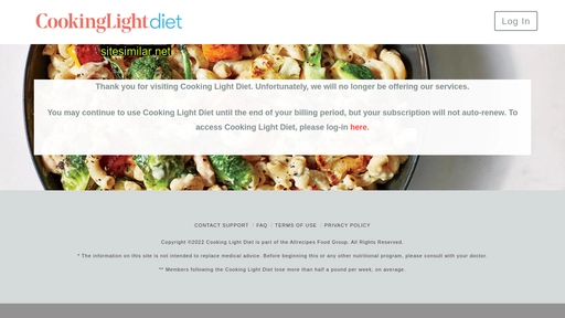 learn.cookinglightdiet.com alternative sites