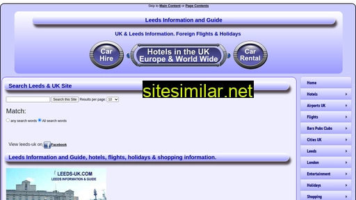 leeds-uk.com alternative sites