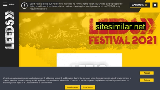 leedsfestival.com alternative sites