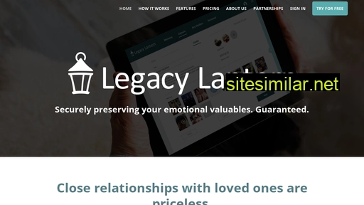 legacylantern.com alternative sites