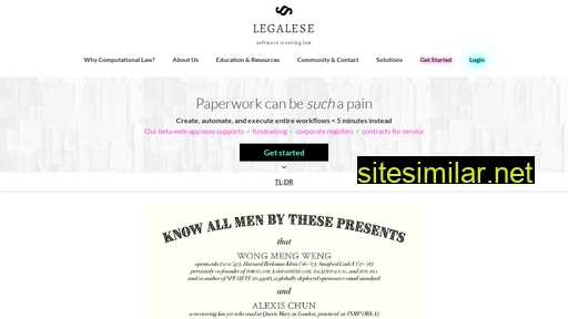 legalese.com alternative sites