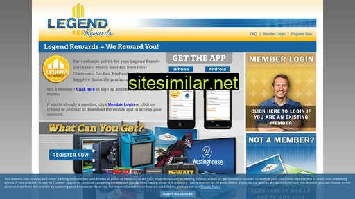 legendrewards.com alternative sites
