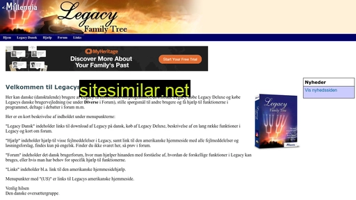 legacydansk.com alternative sites