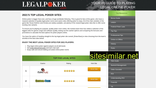 legalpoker.com alternative sites