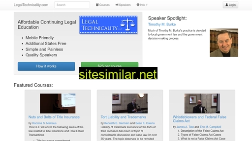 Legaltechnicality similar sites