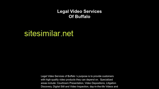 Legalvideoserviceofbuffalo similar sites