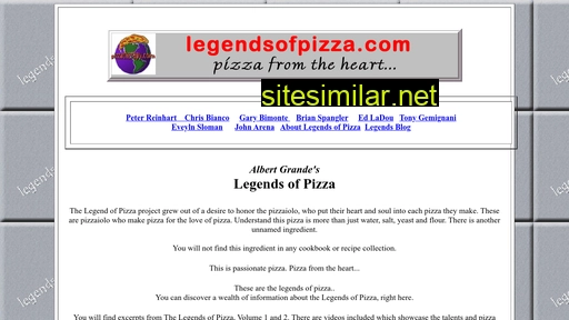legendsofpizza.com alternative sites