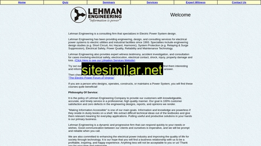lehmanengineering.com alternative sites