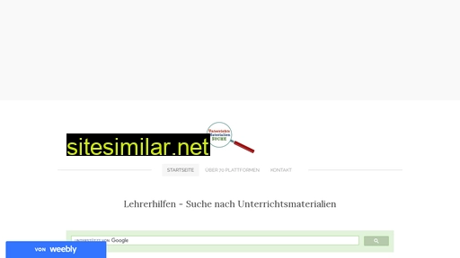 lehrerhilfen.weebly.com alternative sites