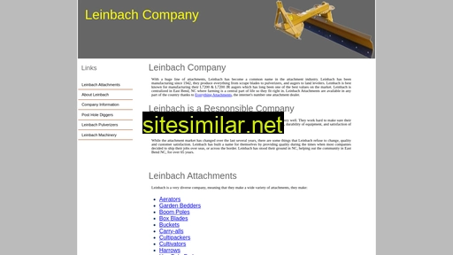Leinbachcompany similar sites