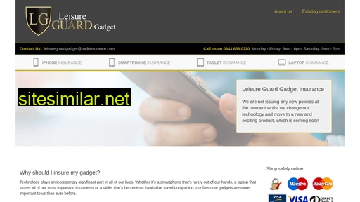 leisureguardgadgetinsurance.com alternative sites