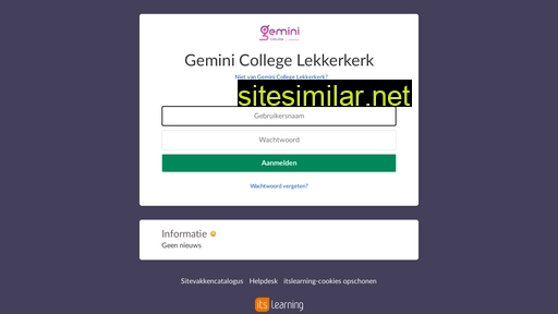 lekkerkerk.itslearning.com alternative sites