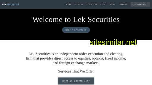 leksecurities.com alternative sites