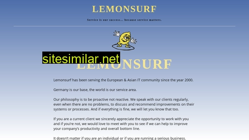 lemonsurf.com alternative sites