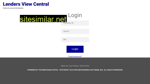 Lendersviewcentral similar sites