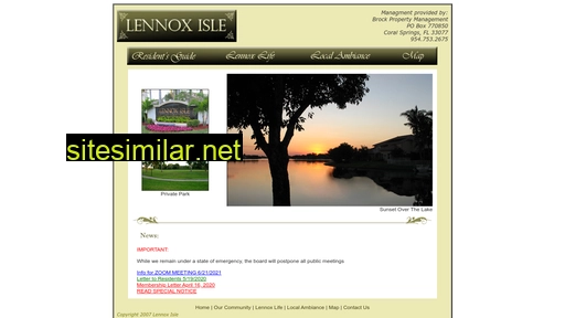 lennoxisle.com alternative sites