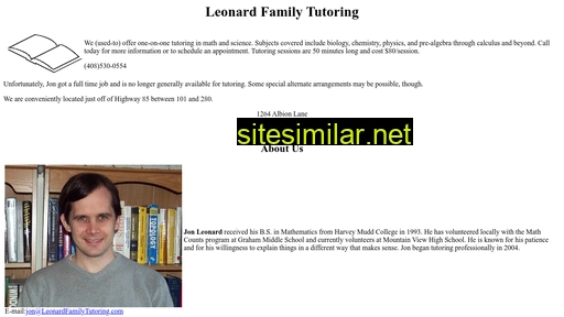 leonardfamilytutoring.com alternative sites